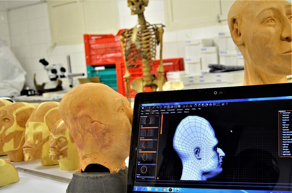 Realizan la reconstrucción facial de cráneos tiwanakotas