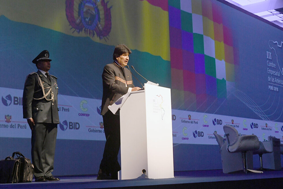 Evo Morales insta a vivir sin depredar la naturaleza