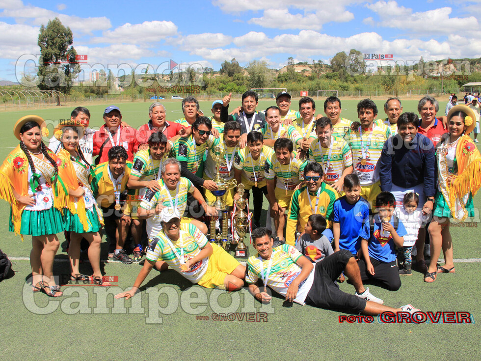 Hermanos Aramayo campeón del nacional de ex futbolistas