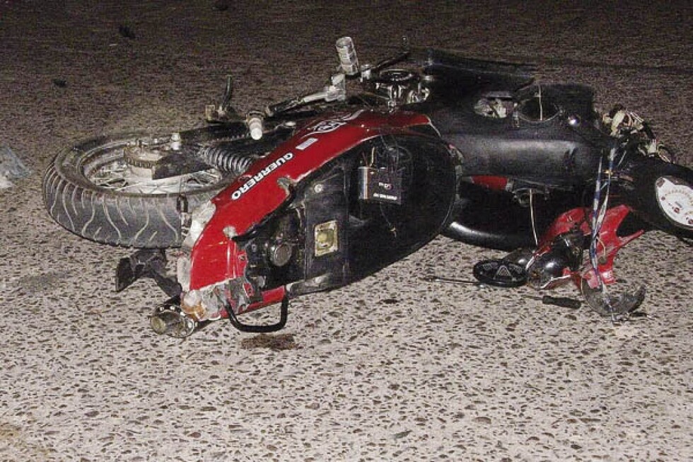 Perdió el control de la motocicleta y falleció