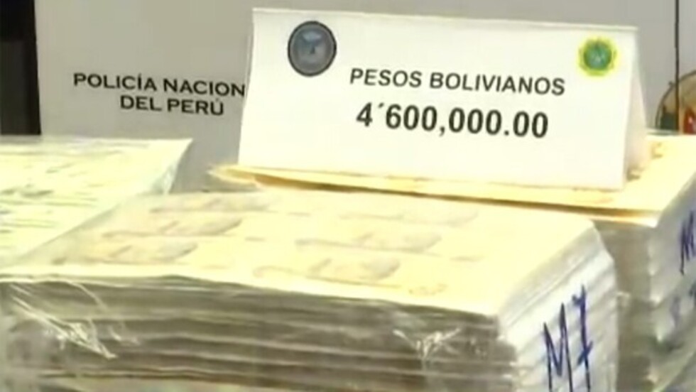 Perú: Hallan Bs 4,5 millones en billetes falsos