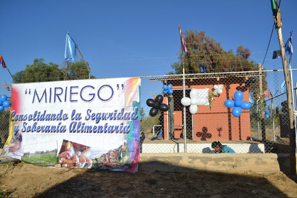 Evo entrega sistema de riego en Tarata