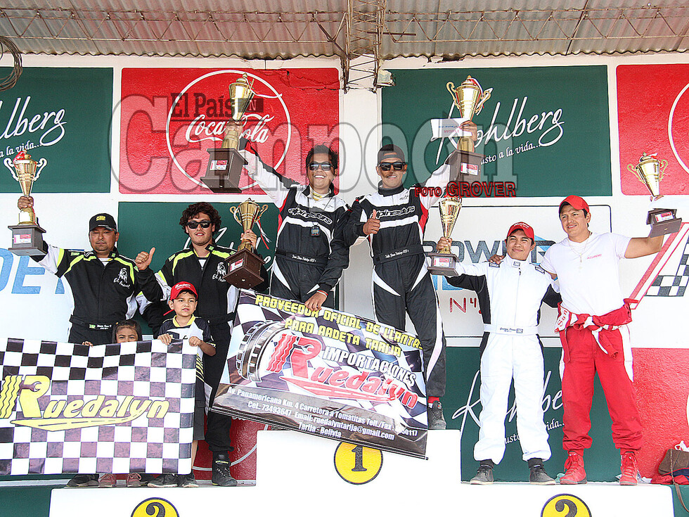 Pilotos tarijeños se lucen en el nacional de automovilismo