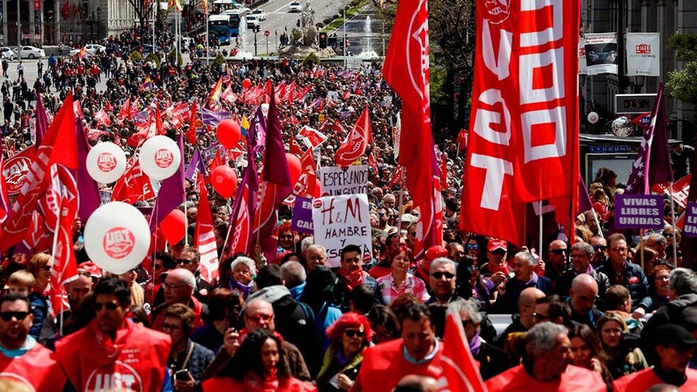 Españoles claman por un reparto justo de la riqueza