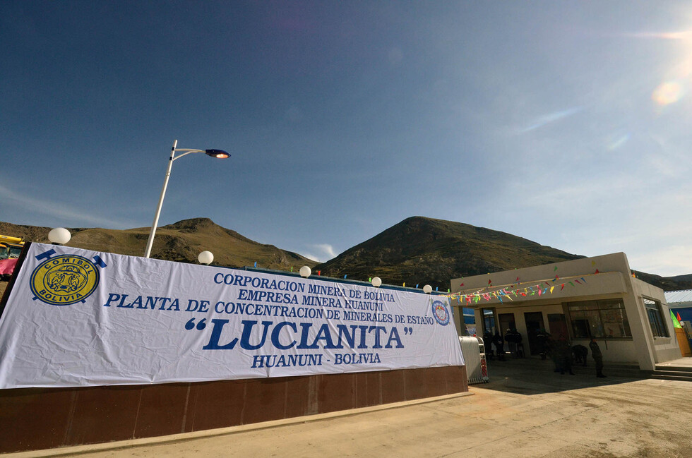 Comibol estima inicio de operaciones del ingenio Lucianita hasta junio