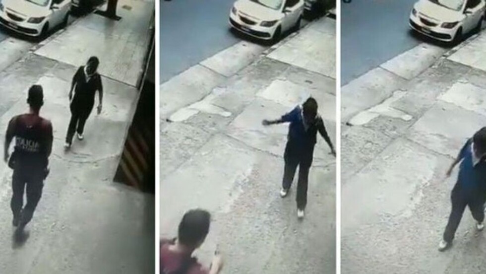 “Desquiciada” amenazó con una tijera a policía