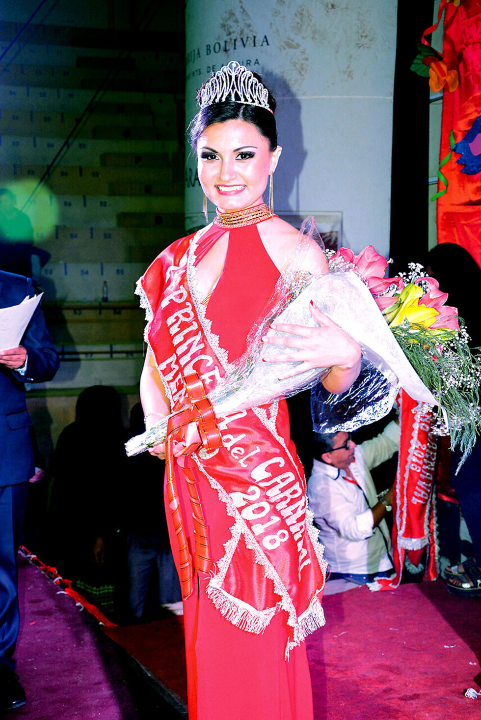 Isabel Camacho una mendeña en el Miss Tarija 2018