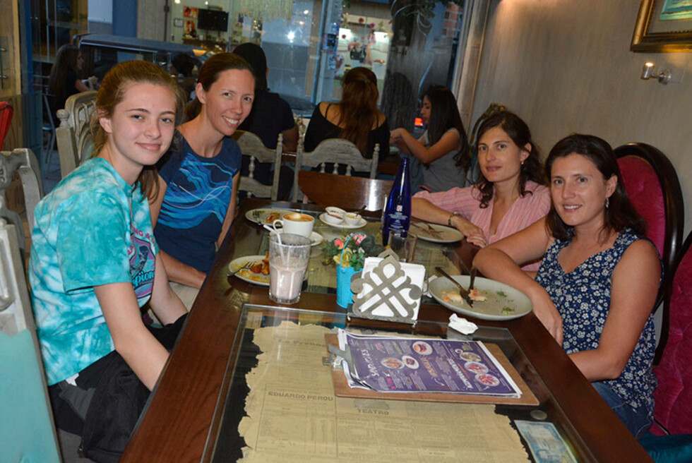 Con la familia en Belén