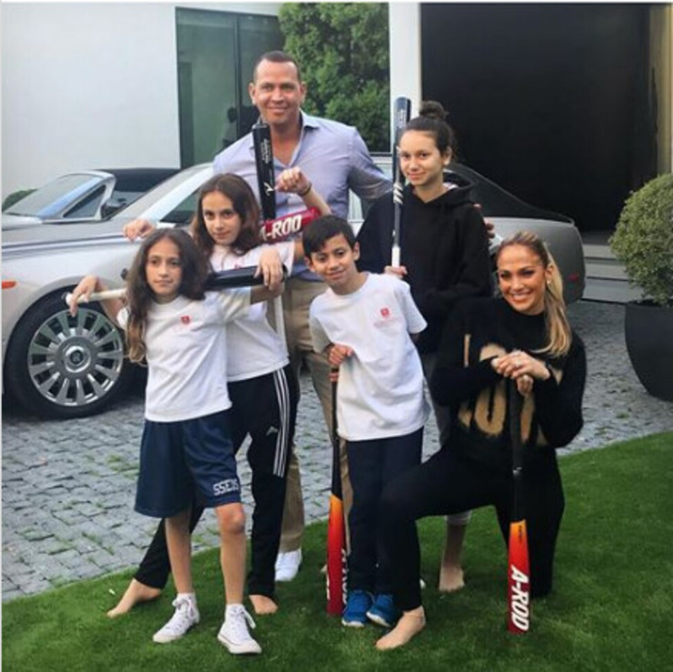 JLo pasó el Día de las Madres en familia