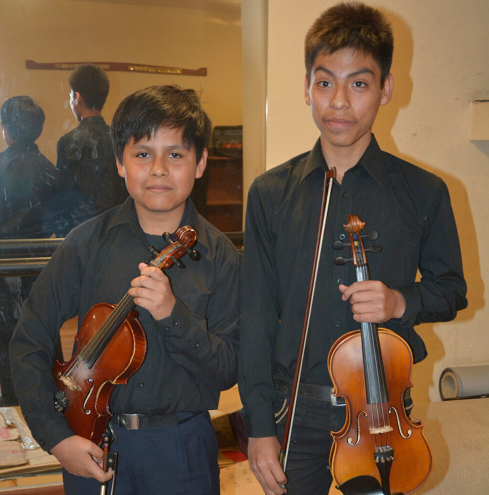 Con la Orquesta Académica  de Tarija