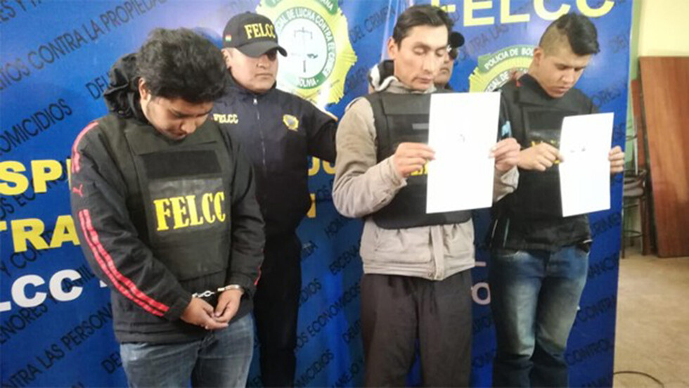 La FELCC captura tres ‘cogoteros’  en El Alto