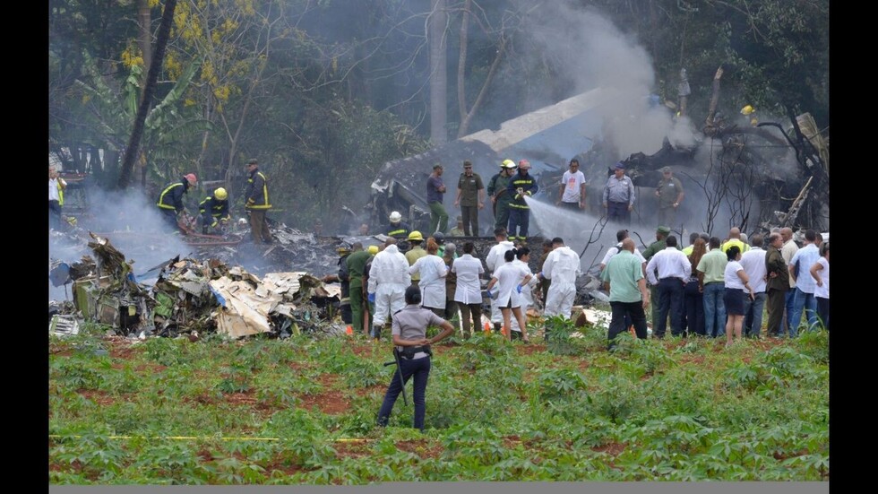 Avión cae con 104 pasajeros a bordo en Cuba
