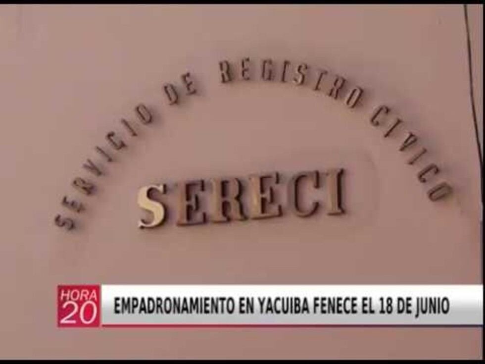 Empadronamiento en Yacuiba concluye el 18 de junio