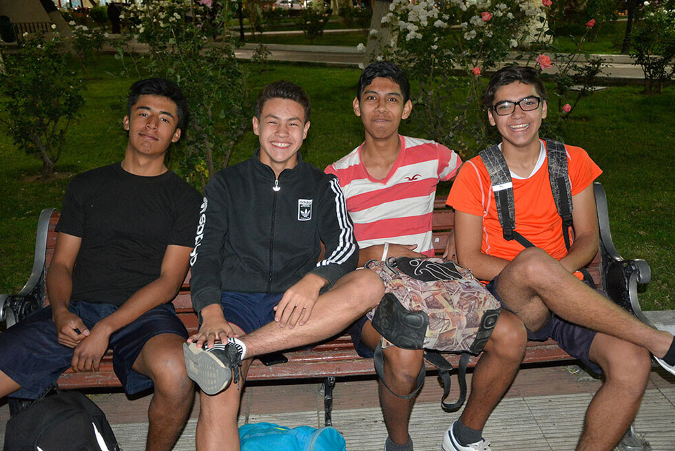 Junte en la plaza Sucre