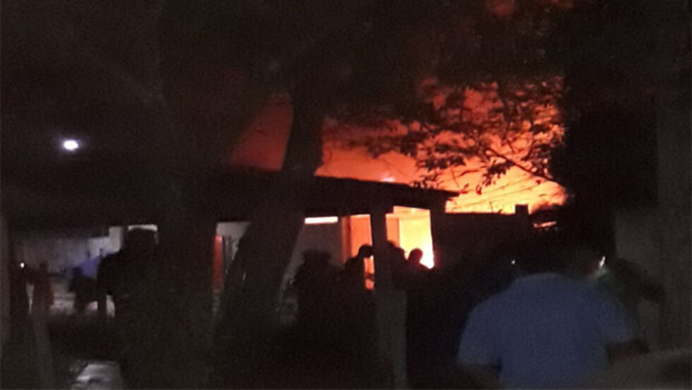 Quemaron puesto de Umopar en San Matías
