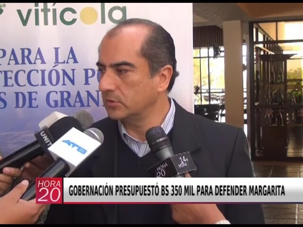 Gobernación presupuestó  Bs 350 mil para defender Margarita