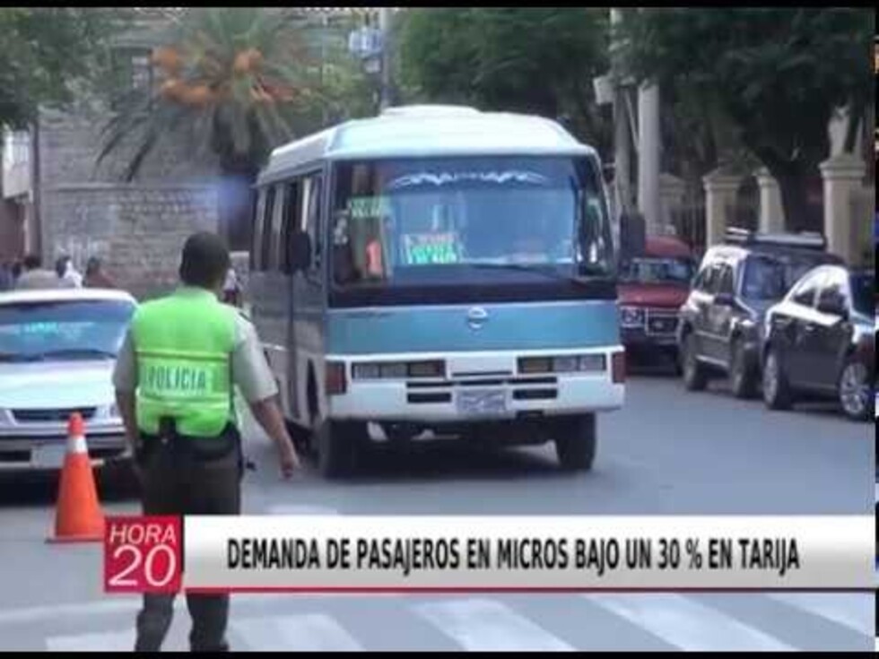 Transporte de micros afirma que demanda de pasajeros bajó un 30 %