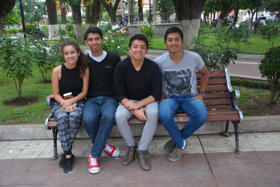 Disfrutando con los amigos en Tarija