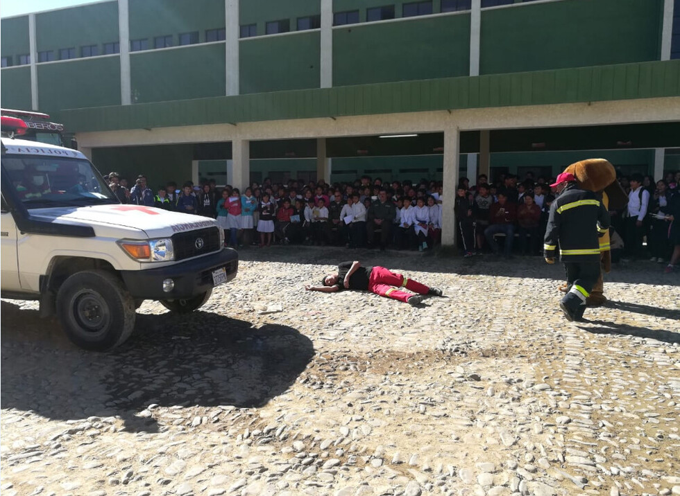 Inició capacitación a escolares sobre incendios