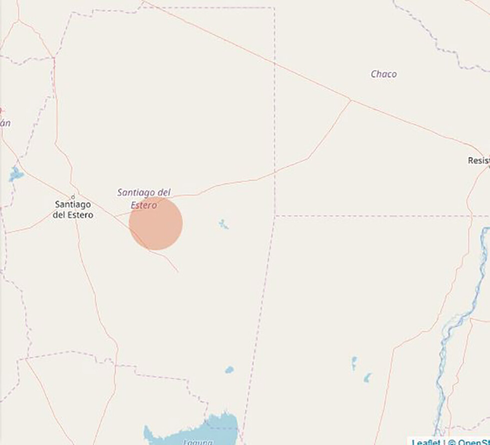 Se registra un sismo de magnitud 5,6 en Argentina
