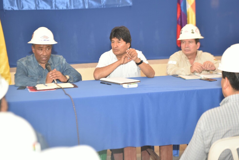 Presidente destaca crecimiento de la renta petrolera a $us 36 mil millones