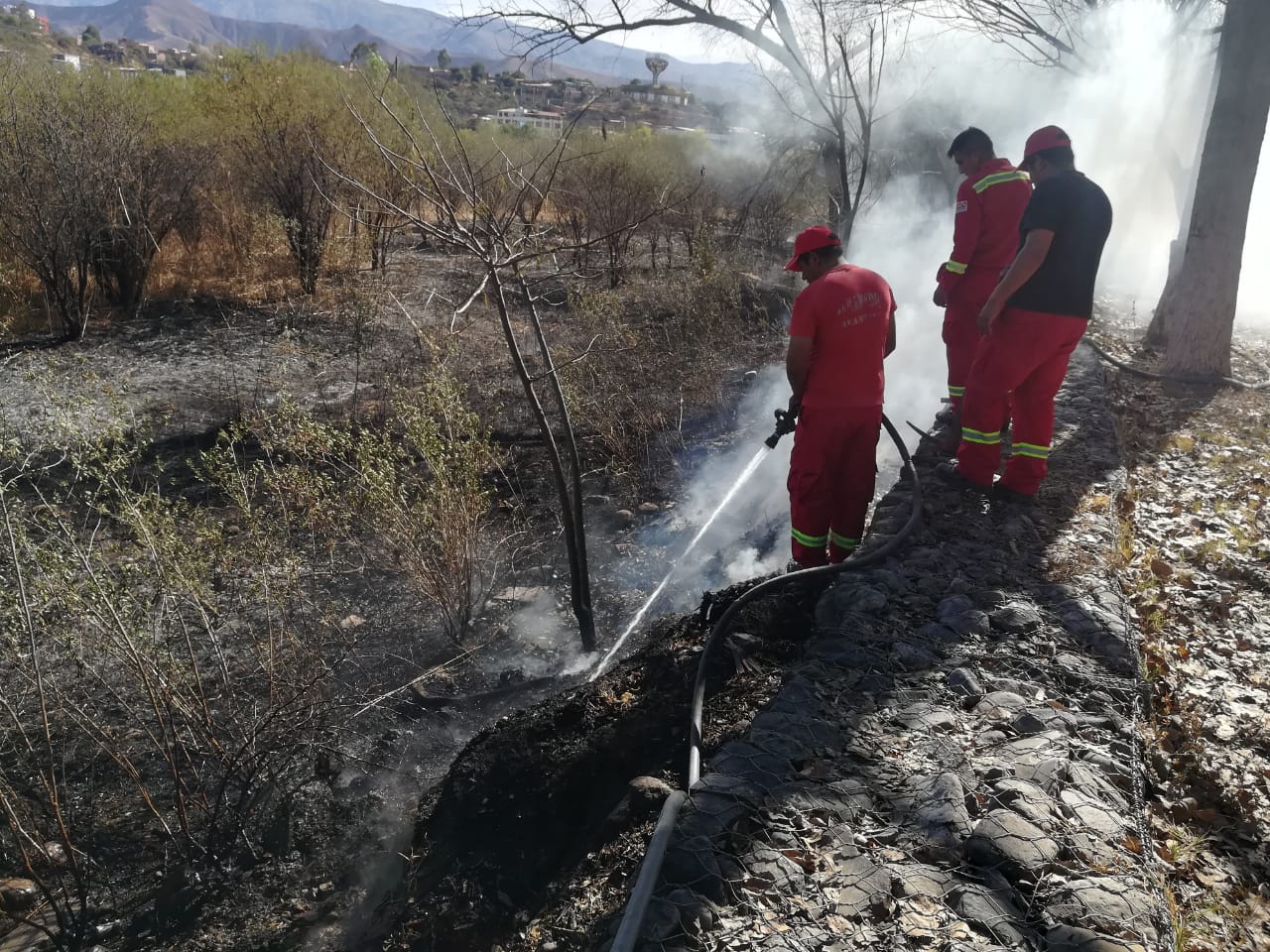 Controlan incendio en el Parque de Los Changuitos