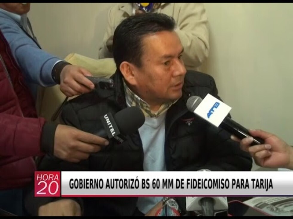 Presidente de la Asamblea afirma que el Gobierno autorizó fideicomiso de 60 millones para Tarija