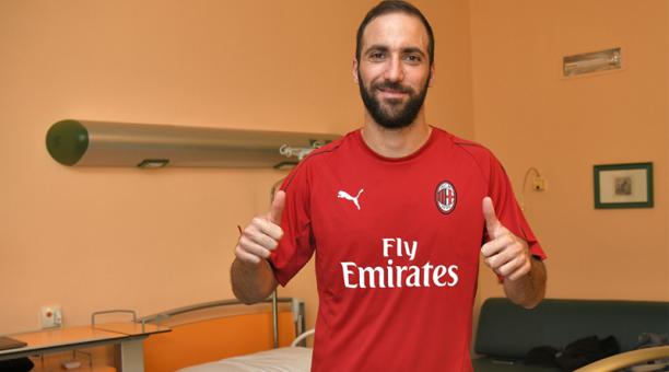 “Pipa” Higuaín se sometió a las pruebas médicas