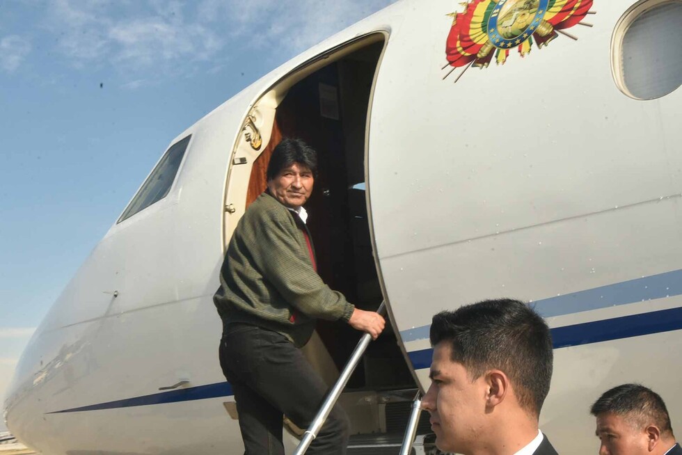 Morales viaja a Bogotá para participar en la posesión de Duque