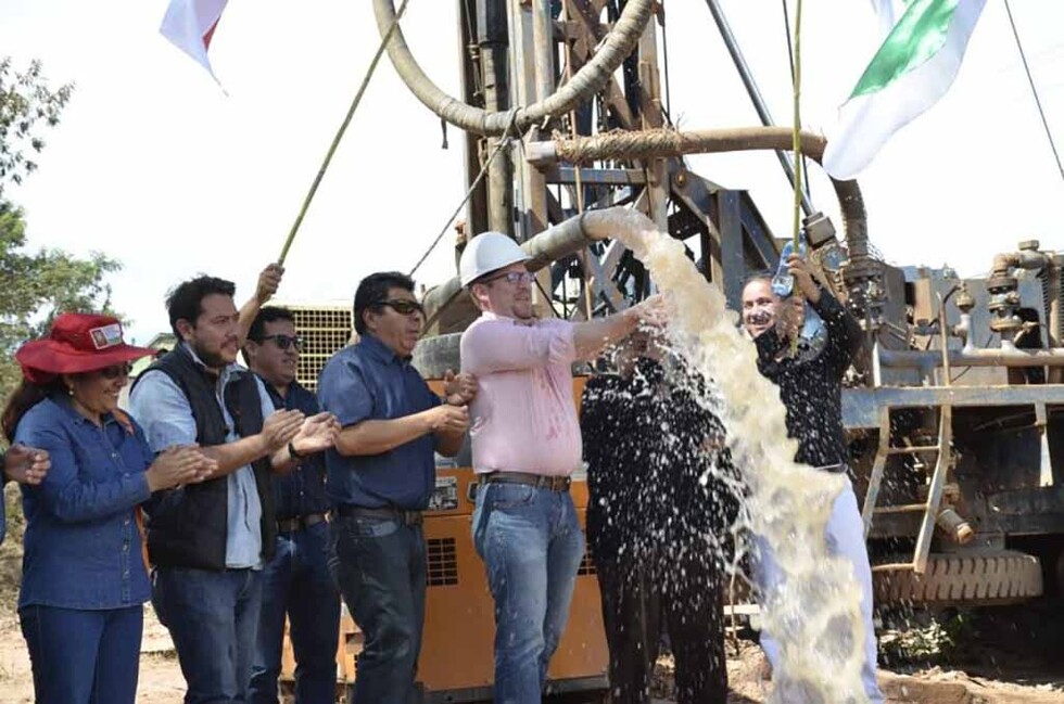 Nuevo pozo en Caiguami beneficia a 8 mil personas