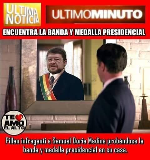 La medalla  y banda presidencial extraviadas y un diputado ebrio, los memes de la semana