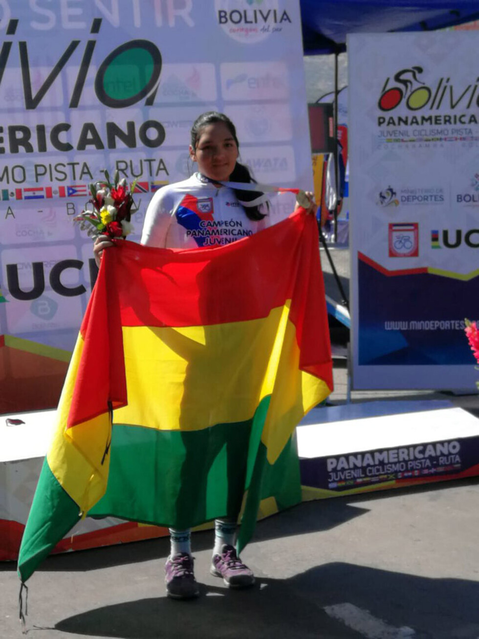 Bolivia logra oro en prueba contrarreloj de circuito de ruta de panamericano de ciclismo