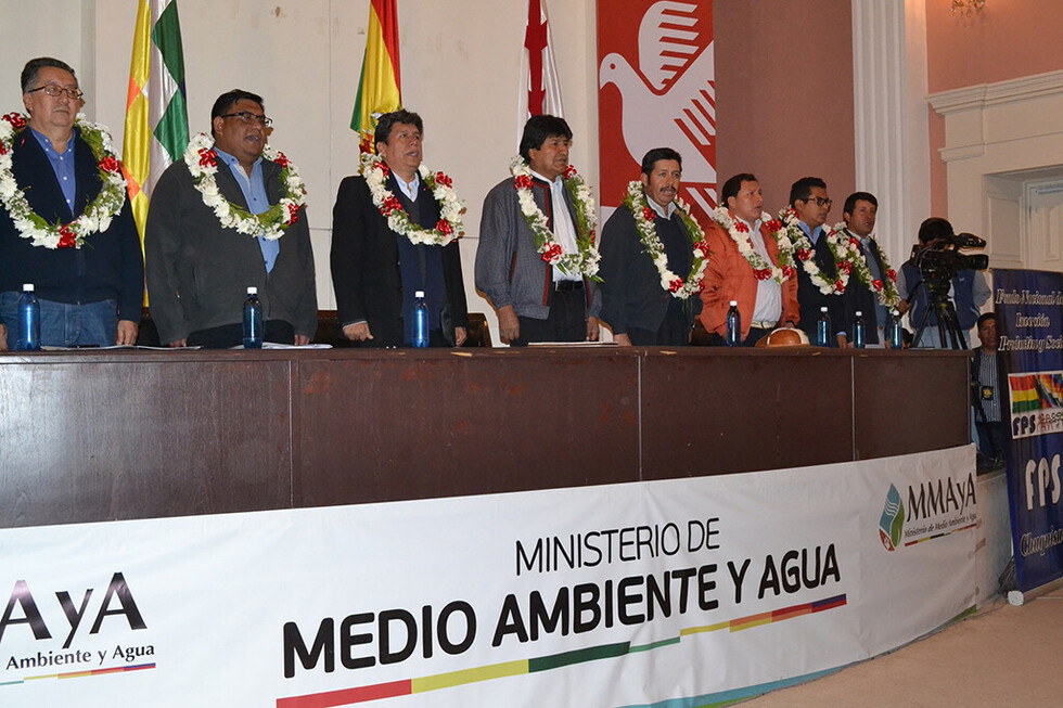 Morales aprueba inversión de Bs 122,8 millones para programas de agua de Chuquisaca