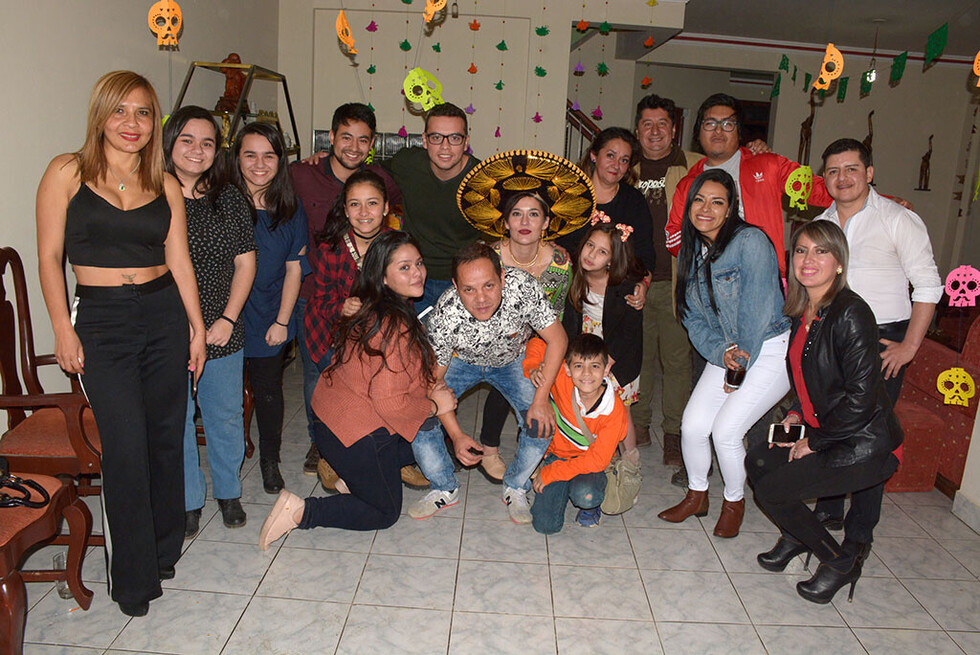 En el cumple  de Ceci Fenino