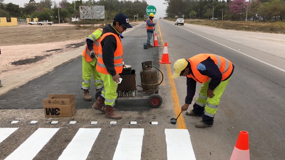 Administradora de carreteras mejora seguridad en vía Yacuiba-Villa Montes