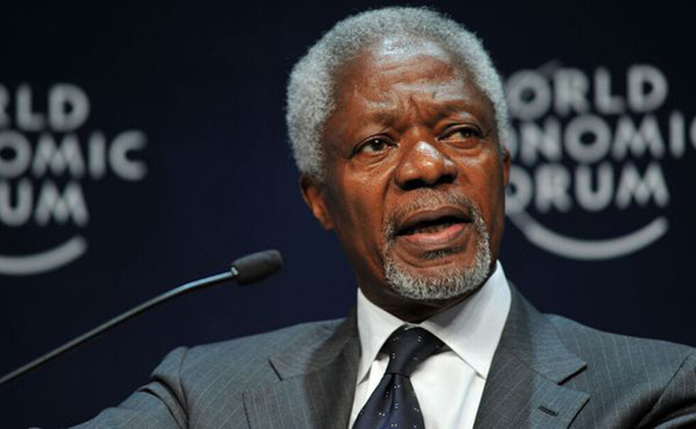 Muere el ex secretario general de la ONU y Nobel de la Paz Kofi Annan