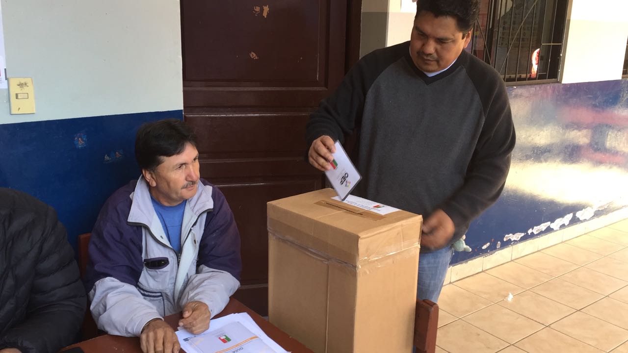 Inicia con normalidad jornada electoral en Yacuiba