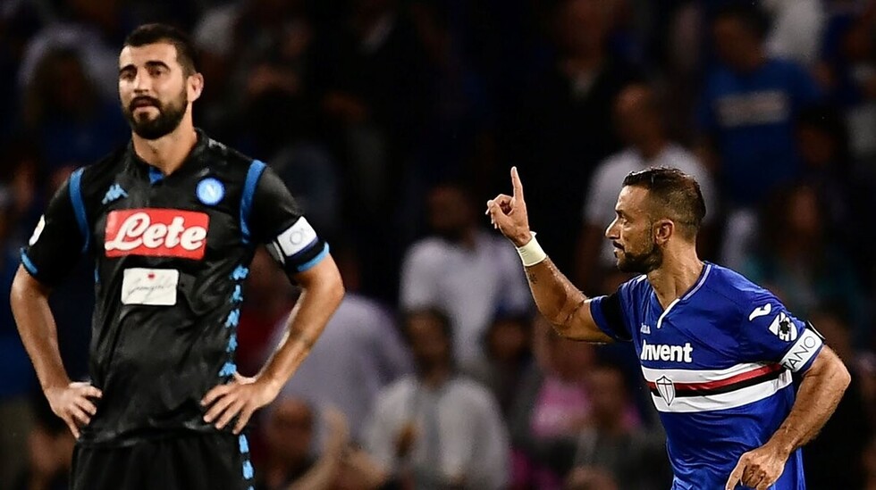 Sampdoria hunde al Nápoles y Luis Alberto rescata a Lazio