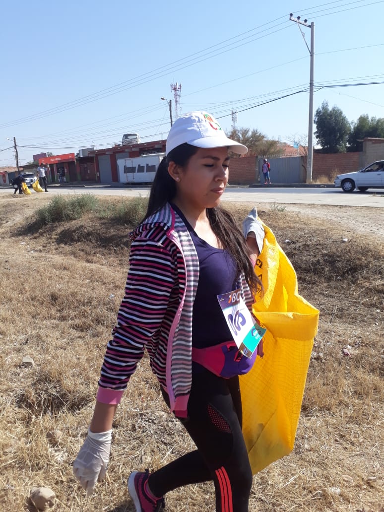 Tarija se unió al Plogging y recolectó alrededor de 4 toneladas de basura