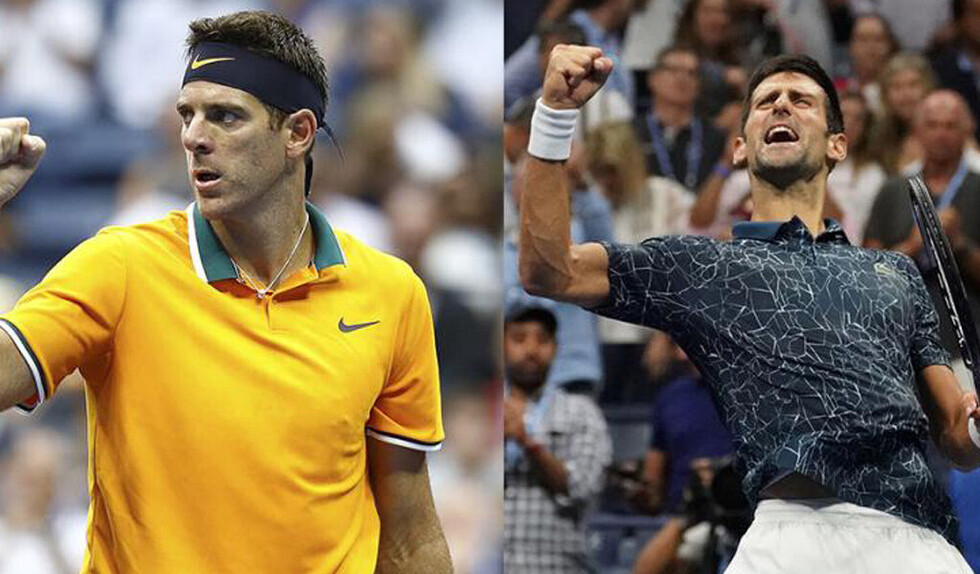 El mejor Del Potro contra el favorito Novak por el título