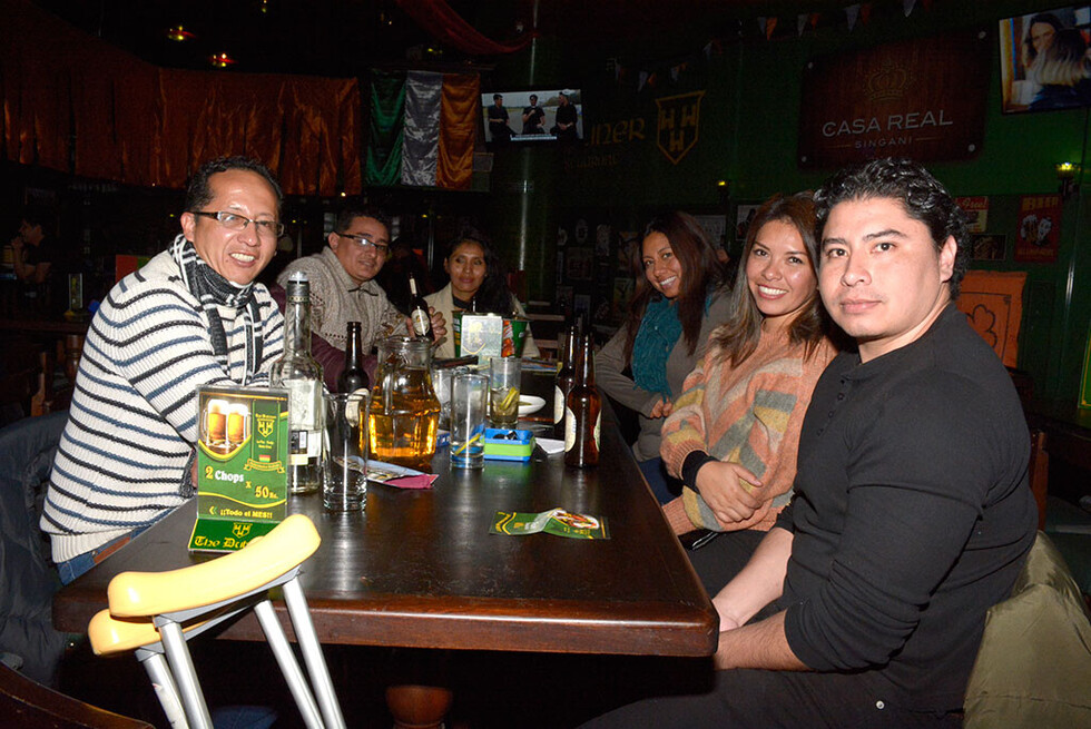 Llego la noche de rumba  al Dubliner