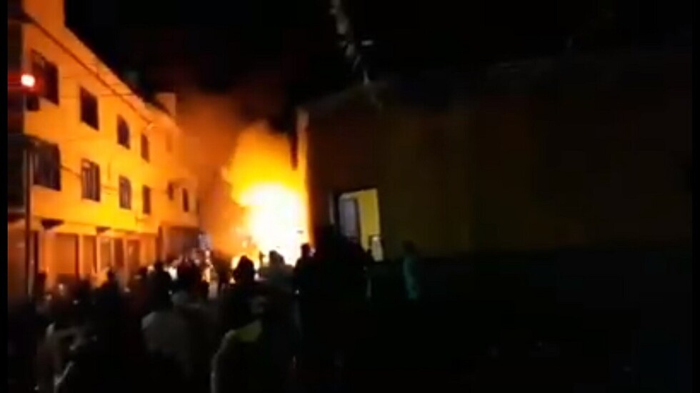 Incendio en la calle Cochabamba se debió a una mala conexión de gas