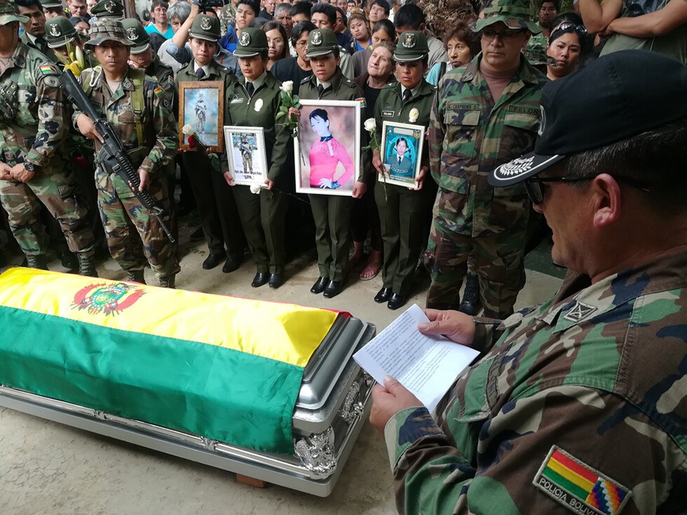 Despidieron con honores a  la sargento Jhanet Alegría