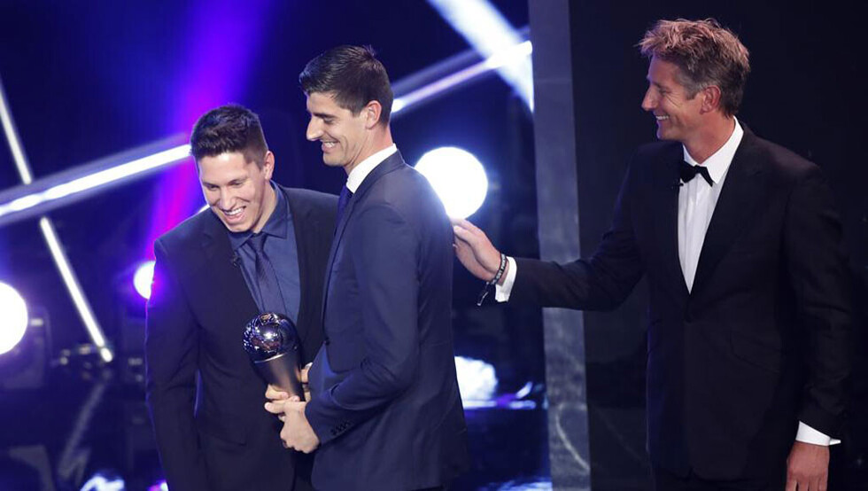 Courtois, premio al mejor portero