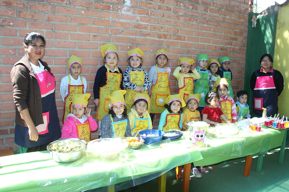 Una jornada   con los niños