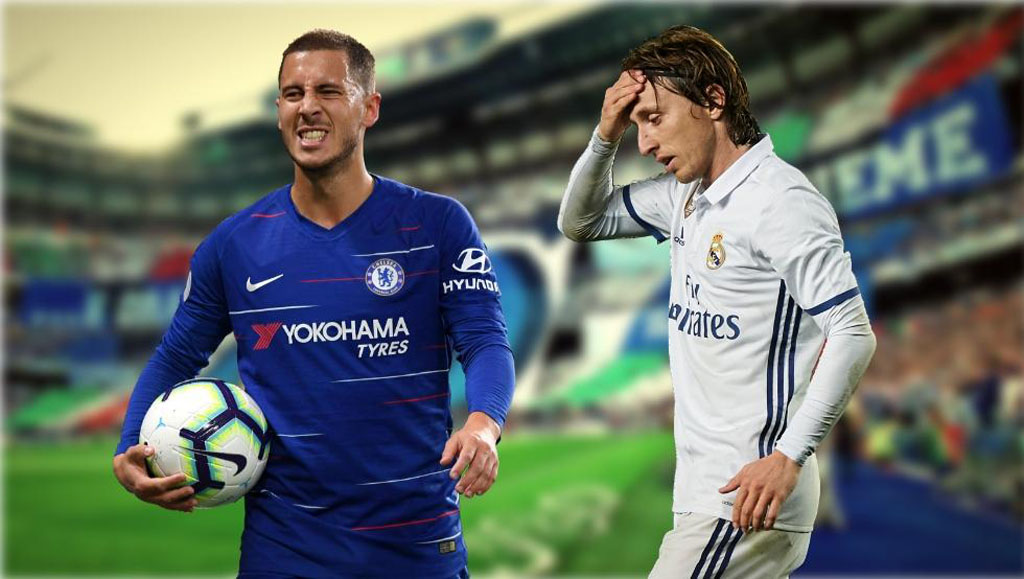 Una posible renovación de Hazard aleja a Modric del Inter