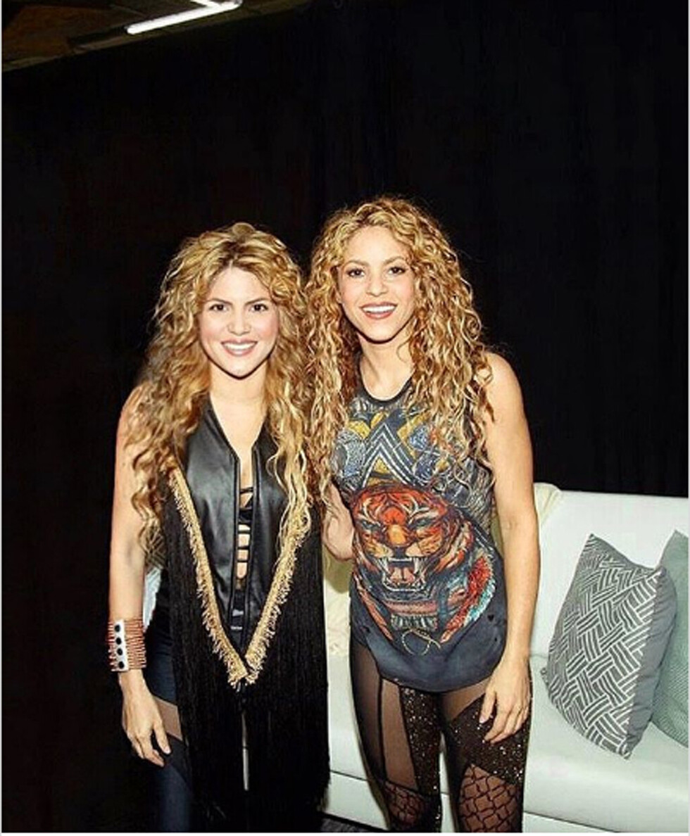 Shakira estuvo con su “gemela”  venezolana