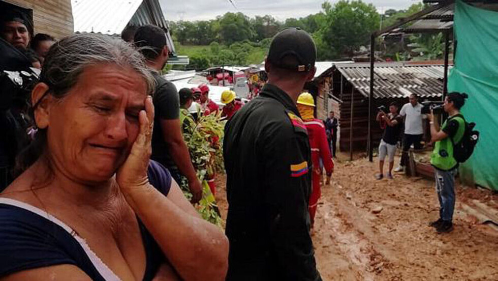 Un deslizamiento de tierra provoca nueve muertos en Colombia