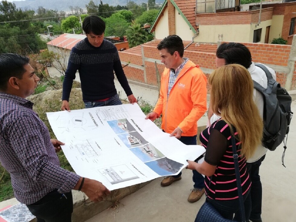 Municipio y Barrio German Busch inspeccionaron terreno para construcción de centro de salud ambulatorio de primer nivel