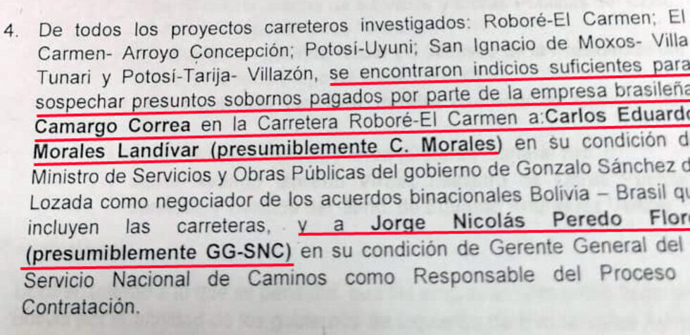 Sospechas de sobornos de Lava Jato recaen a un exministro y 2 exgerentes
